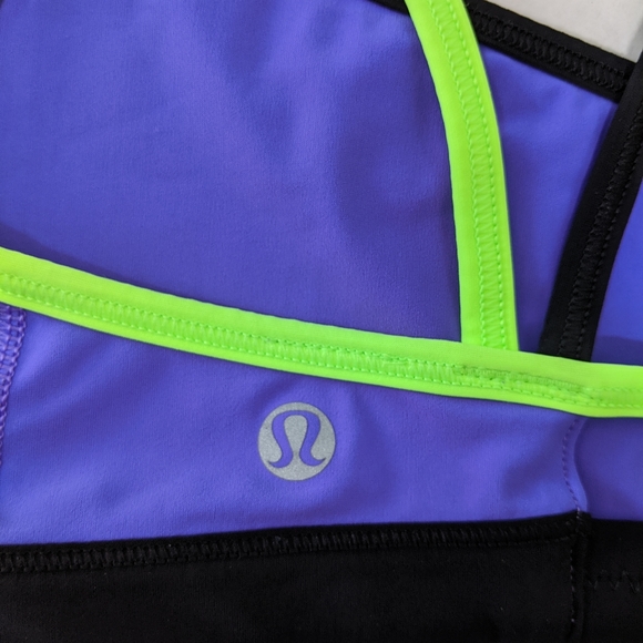 LULULEMON Ignite Color Block Yoga Sports Bra 2 - Picture 5 of 5